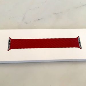 Red Braided Solo Loop 40mm Apple Watch Size 5
